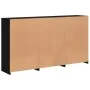 Sideboard with LED lights black 181.5x37x100 cm by , Sideboards - Ref: Foro24-3209178, Price: 231,22 €, Discount: %