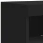 Sideboard with LED lights black 181.5x37x100 cm by , Sideboards - Ref: Foro24-3209178, Price: 231,22 €, Discount: %