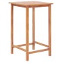 Solid oak garden bar table and chairs set 3 pieces by vidaXL, Garden sets - Ref: Foro24-44671, Price: 407,53 €, Discount: %