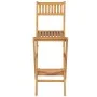 Solid oak garden bar table and chairs set 3 pieces by vidaXL, Garden sets - Ref: Foro24-44671, Price: 399,08 €, Discount: %