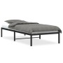 Estructura de cama de metal negro 90x200 cm de , Camas y somieres - Ref: Foro24-373648, Precio: 68,61 €, Descuento: %