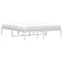 Bettgestell aus weißem Metall, 160 x 200 cm von , Betten und Lattenroste - Ref: Foro24-373676, Preis: 89,44 €, Rabatt: %