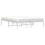 Bettgestell aus weißem Metall, 160 x 200 cm von , Betten und Lattenroste - Ref: Foro24-373676, Preis: 90,94 €, Rabatt: %