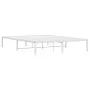 Bettgestell aus weißem Metall, 160 x 200 cm von , Betten und Lattenroste - Ref: Foro24-373676, Preis: 89,44 €, Rabatt: %