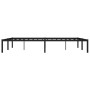 Estructura de cama de metal negro 150x200 cm de , Camas y somieres - Ref: Foro24-373657, Precio: 96,28 €, Descuento: %