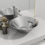 Lavabo 42x14 cm cerámica plateado de vidaXL, Lavabos - Ref: Foro24-143493, Precio: 52,76 €, Descuento: %