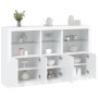Sideboard mit weißen LED-Leuchten 162x37x100 cm von , Sideboards - Ref: Foro24-3209142, Preis: 244,75 €, Rabatt: %