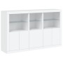 Sideboard mit weißen LED-Leuchten 162x37x100 cm von , Sideboards - Ref: Foro24-3209142, Preis: 244,75 €, Rabatt: %
