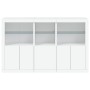 Sideboard mit weißen LED-Leuchten 162x37x100 cm von , Sideboards - Ref: Foro24-3209142, Preis: 244,75 €, Rabatt: %