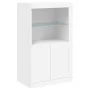Sideboard mit weißen LED-Leuchten 162x37x100 cm von , Sideboards - Ref: Foro24-3209142, Preis: 236,68 €, Rabatt: %