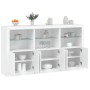 Sideboard mit weißen LED-Leuchten 181,5x37x100 cm von , Sideboards - Ref: Foro24-3209149, Preis: 251,64 €, Rabatt: %