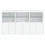 Sideboard mit weißen LED-Leuchten 181,5x37x100 cm von , Sideboards - Ref: Foro24-3209149, Preis: 241,48 €, Rabatt: %
