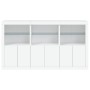 Sideboard mit weißen LED-Leuchten 181,5x37x100 cm von , Sideboards - Ref: Foro24-3209149, Preis: 251,64 €, Rabatt: %