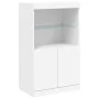 Sideboard mit weißen LED-Leuchten 181,5x37x100 cm von , Sideboards - Ref: Foro24-3209149, Preis: 241,48 €, Rabatt: %
