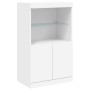 Sideboard mit weißen LED-Leuchten 181,5x37x100 cm von , Sideboards - Ref: Foro24-3209149, Preis: 251,64 €, Rabatt: %
