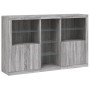 Sideboard with LED lights Sonoma gray 162x37x100 cm by , Sideboards - Ref: Foro24-3209175, Price: 269,18 €, Discount: %