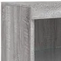 Aparador con luces LED gris Sonoma 162x37x100 cm de , Aparadores - Ref: Foro24-3209175, Precio: 263,54 €, Descuento: %
