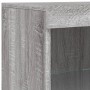 Sideboard with LED lights Sonoma gray 162x37x100 cm by , Sideboards - Ref: Foro24-3209175, Price: 269,18 €, Discount: %