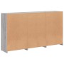 Sideboard mit LED-Leuchten Sonomagrau 181,5x37x100 cm von , Sideboards - Ref: Foro24-3209154, Preis: 300,60 €, Rabatt: %