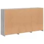 Sideboard with LED lights Sonoma gray 181.5x37x100 cm by , Sideboards - Ref: Foro24-3209154, Price: 287,47 €, Discount: %