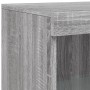 Sideboard mit LED-Leuchten Sonomagrau 181,5x37x100 cm von , Sideboards - Ref: Foro24-3209154, Preis: 300,60 €, Rabatt: %