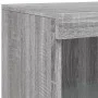 Sideboard with LED lights Sonoma gray 181.5x37x100 cm by , Sideboards - Ref: Foro24-3209154, Price: 287,47 €, Discount: %