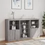 Sideboard with LED lights Sonoma gray 181.5x37x100 cm by , Sideboards - Ref: Foro24-3209182, Price: 270,65 €, Discount: %