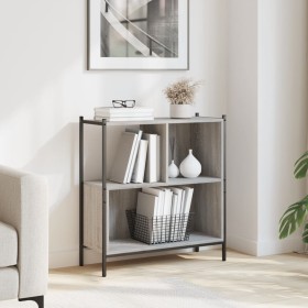 Estantería madera de ingeniería gris Sonoma 72x28x77,5 cm de , Librerías y estanterías - Ref: Foro24-838881, Precio: 52,05 €,...