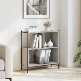 Sonoma gray engineered wood shelf 72x28x77.5 cm by , Bookcases and shelves - Ref: Foro24-838881, Price: 51,41 €, Discount: %