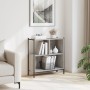 Regal aus technischem Holz in Sonoma-Grau, 72 x 28 x 77,5 cm von , Bücherregale und Regale - Ref: Foro24-838881, Preis: 52,05...