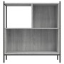Regal aus technischem Holz in Sonoma-Grau, 72 x 28 x 77,5 cm von , Bücherregale und Regale - Ref: Foro24-838881, Preis: 52,05...