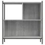 Sonoma gray engineered wood shelf 72x28x77.5 cm by , Bookcases and shelves - Ref: Foro24-838881, Price: 51,41 €, Discount: %
