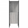 Regal aus technischem Holz in Sonoma-Grau, 72 x 28 x 77,5 cm von , Bücherregale und Regale - Ref: Foro24-838881, Preis: 52,05...