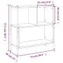 Sonoma gray engineered wood shelf 72x28x77.5 cm by , Bookcases and shelves - Ref: Foro24-838881, Price: 51,41 €, Discount: %