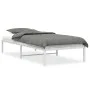 Bettgestell aus weißem Metall, 90 x 190 cm von , Betten und Lattenroste - Ref: Foro24-373665, Preis: 54,46 €, Rabatt: %