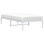 Bettgestell aus weißem Metall, 90 x 190 cm von , Betten und Lattenroste - Ref: Foro24-373665, Preis: 55,02 €, Rabatt: %