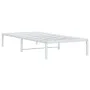 Bettgestell aus weißem Metall, 90 x 190 cm von , Betten und Lattenroste - Ref: Foro24-373665, Preis: 54,46 €, Rabatt: %