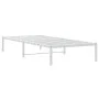Bettgestell aus weißem Metall, 90 x 190 cm von , Betten und Lattenroste - Ref: Foro24-373665, Preis: 54,46 €, Rabatt: %