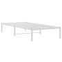 Bettgestell aus weißem Metall, 90 x 190 cm von , Betten und Lattenroste - Ref: Foro24-373665, Preis: 55,02 €, Rabatt: %