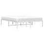 Bettgestell aus weißem Metall, 140 x 190 cm von , Betten und Lattenroste - Ref: Foro24-373673, Preis: 85,12 €, Rabatt: %