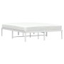 Bettgestell aus weißem Metall, 140 x 190 cm von , Betten und Lattenroste - Ref: Foro24-373673, Preis: 86,56 €, Rabatt: %