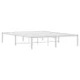Bettgestell aus weißem Metall, 140 x 190 cm von , Betten und Lattenroste - Ref: Foro24-373673, Preis: 85,12 €, Rabatt: %