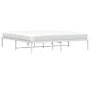Bettgestell aus weißem Metall, 183 x 213 cm von , Betten und Lattenroste - Ref: Foro24-373678, Preis: 90,74 €, Rabatt: %