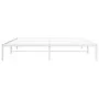 Bettgestell aus weißem Metall, 183 x 213 cm von , Betten und Lattenroste - Ref: Foro24-373678, Preis: 90,74 €, Rabatt: %