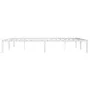 Bettgestell aus weißem Metall, 183 x 213 cm von , Betten und Lattenroste - Ref: Foro24-373678, Preis: 90,74 €, Rabatt: %