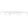Bettgestell aus weißem Metall, 183 x 213 cm von , Betten und Lattenroste - Ref: Foro24-373678, Preis: 90,74 €, Rabatt: %