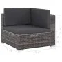 6-teiliges Gartenmöbel-Set und graue synthetische Rattankissen von vidaXL, Gartensets - Ref: Foro24-44607, Preis: 537,83 €, R...