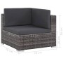 6-teiliges Gartenmöbel-Set und graue synthetische Rattankissen von vidaXL, Gartensets - Ref: Foro24-44607, Preis: 549,11 €, R...