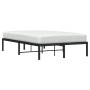 Estructura de cama de metal negro 120x190 cm de , Camas y somieres - Ref: Foro24-373652, Precio: 92,65 €, Descuento: %