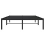 Estructura de cama de metal negro 120x190 cm de , Camas y somieres - Ref: Foro24-373652, Precio: 92,65 €, Descuento: %